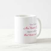 Mug Citation d'amitié et jolie couronne florale (Devant droit)