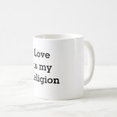 Mug Citation d'amour (Devant droit)