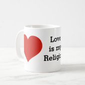 Mug Citation d'amour (Devant gauche)