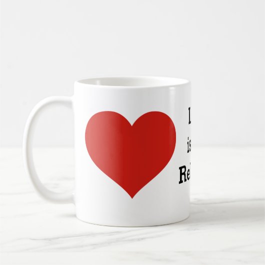 Mug Citation d'amour (Gauche)
