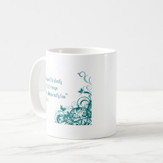Mug Citation d'amour de Rumi (Devant gauche)