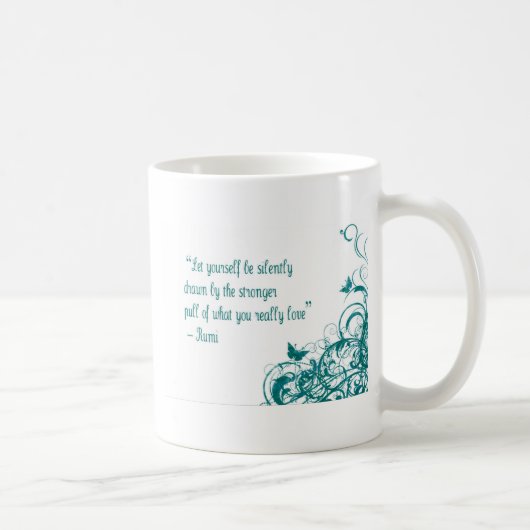 Mug Citation d'amour de Rumi (Droite)