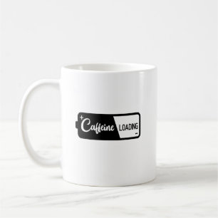 Mug citation d'amoureux du café: chargement de café