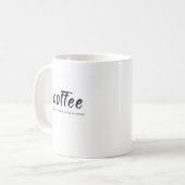 Mug Citation d'anniversaire drôle pour un collègue mod (Devant gauche)