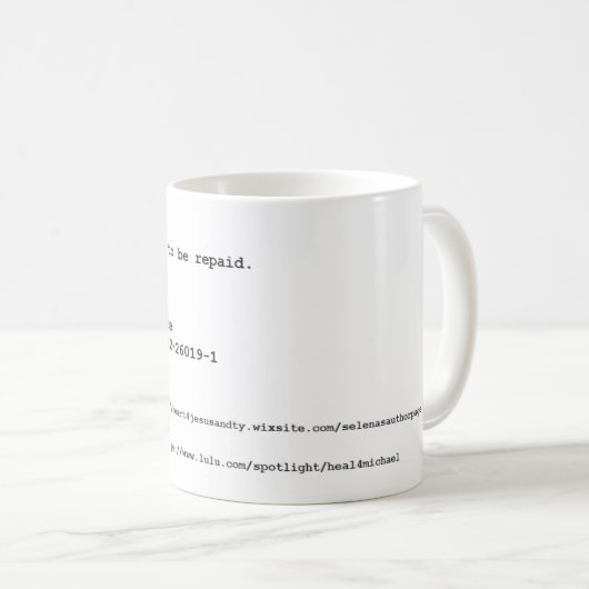 Mug Citation dans "Trouver l'équilibre" (Devant droit)