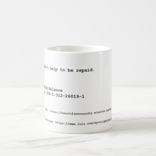 Mug Citation dans "Trouver l'équilibre" (Centre)