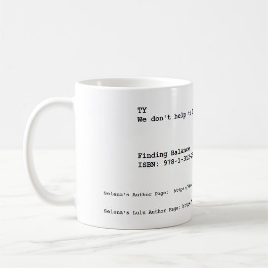 Mug Citation dans "Trouver l'équilibre" (Gauche)
