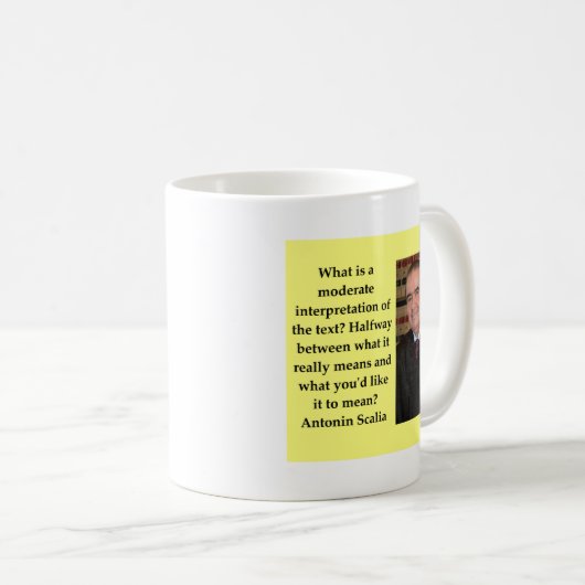 Mug Citation d'Antonin Scalia (Devant droit)