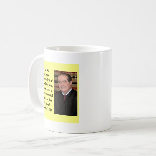 Mug Citation d'Antonin Scalia (Devant gauche)