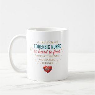 Mug Citation d'appréciation d'infirmière médico-légale