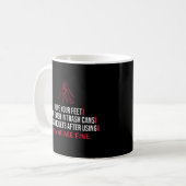 Mug Citation d'appréciation du gardien de l'école pour (Devant gauche)