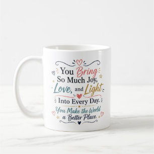 Mug Citation d'appréciation pour enfant - Merci