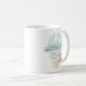 Mug Citation d'aquarelle de plage de Starfish (Devant droit)