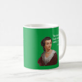 Mug citation de Abigail Adams sur l'écriture (Devant droit)