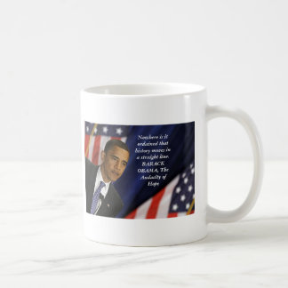 Mug Citation de Barack Obama sur l'histoire