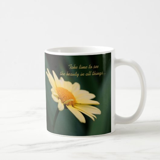 Mug Citation de beauté inspirée Daisy (Droite)