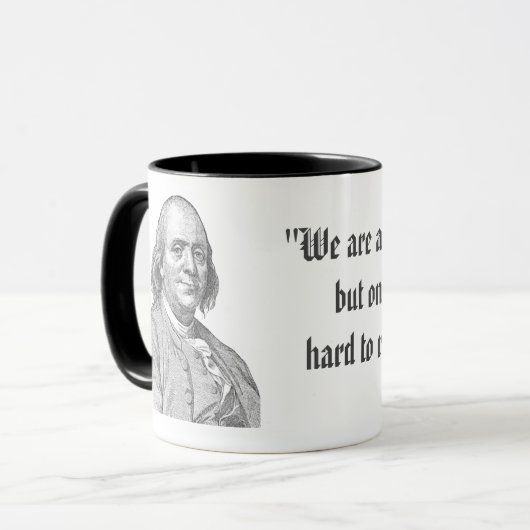 Mug Citation de Benjamin Franklin (Devant gauche)
