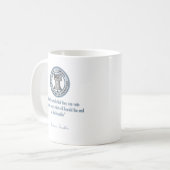 Mug Citation de Benjamin Franklin (Argent) (Devant gauche)