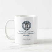 Mug Citation de Benjamin Franklin (Argent) (Gauche)