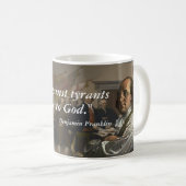 Mug Citation de Benjamin Franklin sur la rébellion du  (Devant droit)