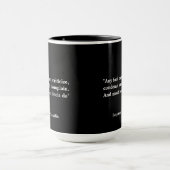Mug Citation de Benjamin Franklin sur les imbéciles (Centre)