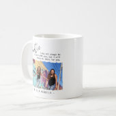 Mug Citation de Bestie moderne Photo BFF personnalisée (Devant gauche)