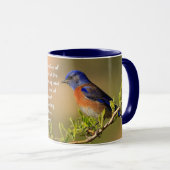Mug Citation de bleu inspirant Spring (Devant droit)