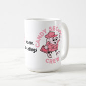 Mug Citation de bonbon Halloween drôle Équipe de sécur (Devant droit)