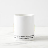 Mug CITATION de Bouddha - enseignez cette vérité (Centre)