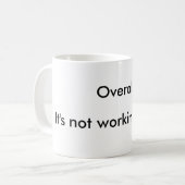 Mug Citation de bureau humoristique (Devant gauche)
