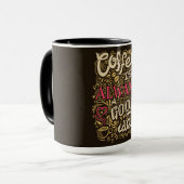 Mug Citation de café (Devant gauche)