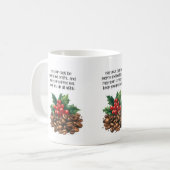 Mug Citation de café de Noël (Devant gauche)