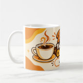 Mug Citation de café de retraite drôle (Gauche)