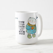Mug Citation de café d'ours (Devant droit)