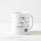 Mug Citation de café drôle (Devant droit)