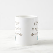 Mug Citation de café drôle (Centre)