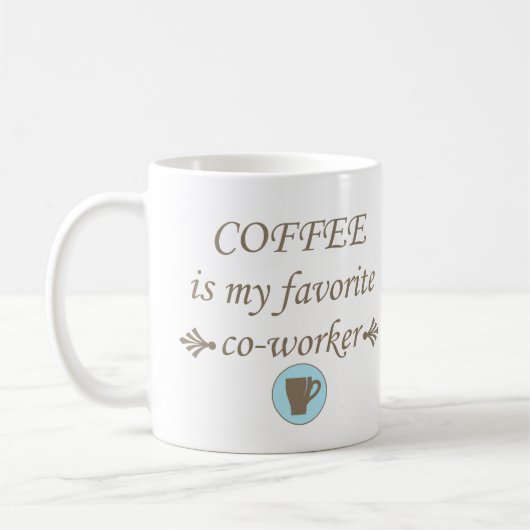 Mug Citation de café drôle (Gauche)
