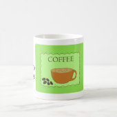 Mug Citation de café drôle La taille compte (Centre)