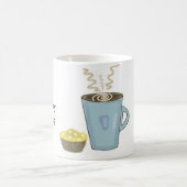 Mug Citation de café drôle La taille compte (Centre)