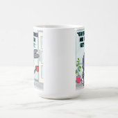 Mug citation de café lapin (Centre)