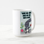 Mug citation de café lapin (Devant droit)