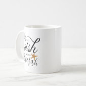 Mug Citation de café Starfish sur la plage (Devant gauche)