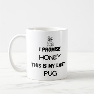 Mug Citation de Carlin drôle : Je Promets, Dernier Car