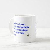 Mug Citation de changement de Barack Obama (Devant gauche)