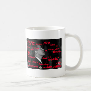 Mug Citation de changement de Barack Obama