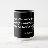 Mug Citation de Charles Spurgeon sur la compréhension  (Centre)