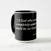 Mug Citation de Charles Spurgeon sur la compréhension  (Devant gauche)