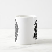 Mug Citation de chat amusante Black Splash (Centre)