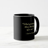 Mug Citation de chat de Charles Dickens - Orange Tabby (Devant droit)