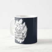 Mug Citation de chat drôle de Splash blanc (Devant gauche)